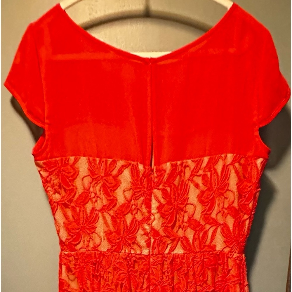 Orange summer dress size 10